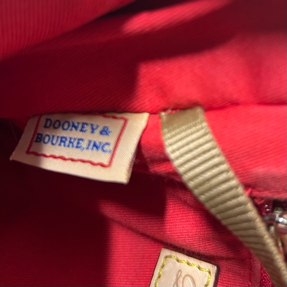 Dooney & Bourke Pebble Grain Saddle Hallie Crossbody Bag Caramel Brown VTG - Picture 16 of 16